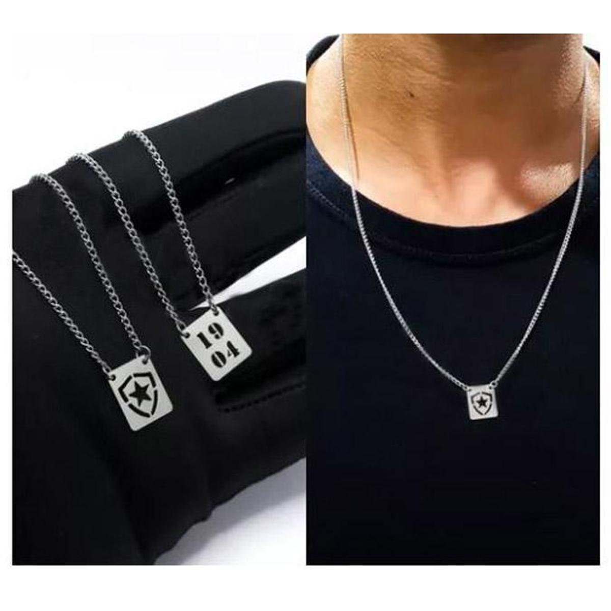 Cordão Corrente Escapulário 60cm Masculino Feminino Time Botafogo Aço Inox Antialérgico é ruim? Cordão Corrente Escapulário 60cm Masculino Feminino Time Botafogo Aço Inox Antialérgico é boa?