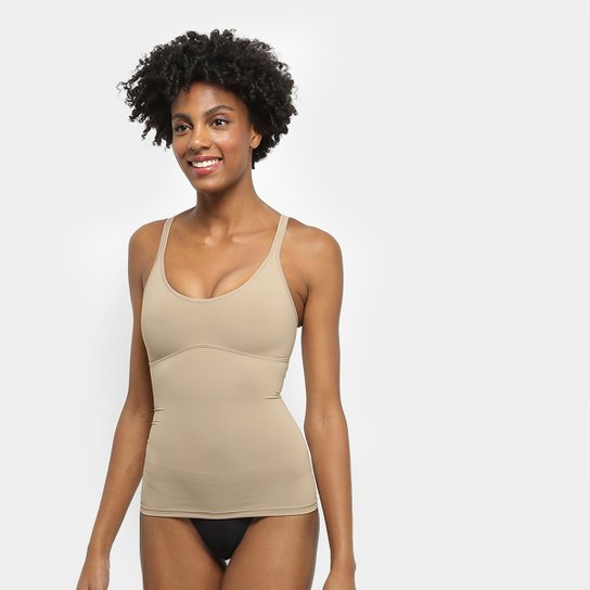 Corpete Modelador Bonjour Liso - Bege