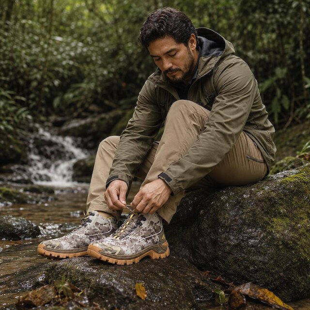 Coturno Adventure Masculino de Couro Legitimo Nobre Solado Robusto Seguro Resistente Bota Masculina