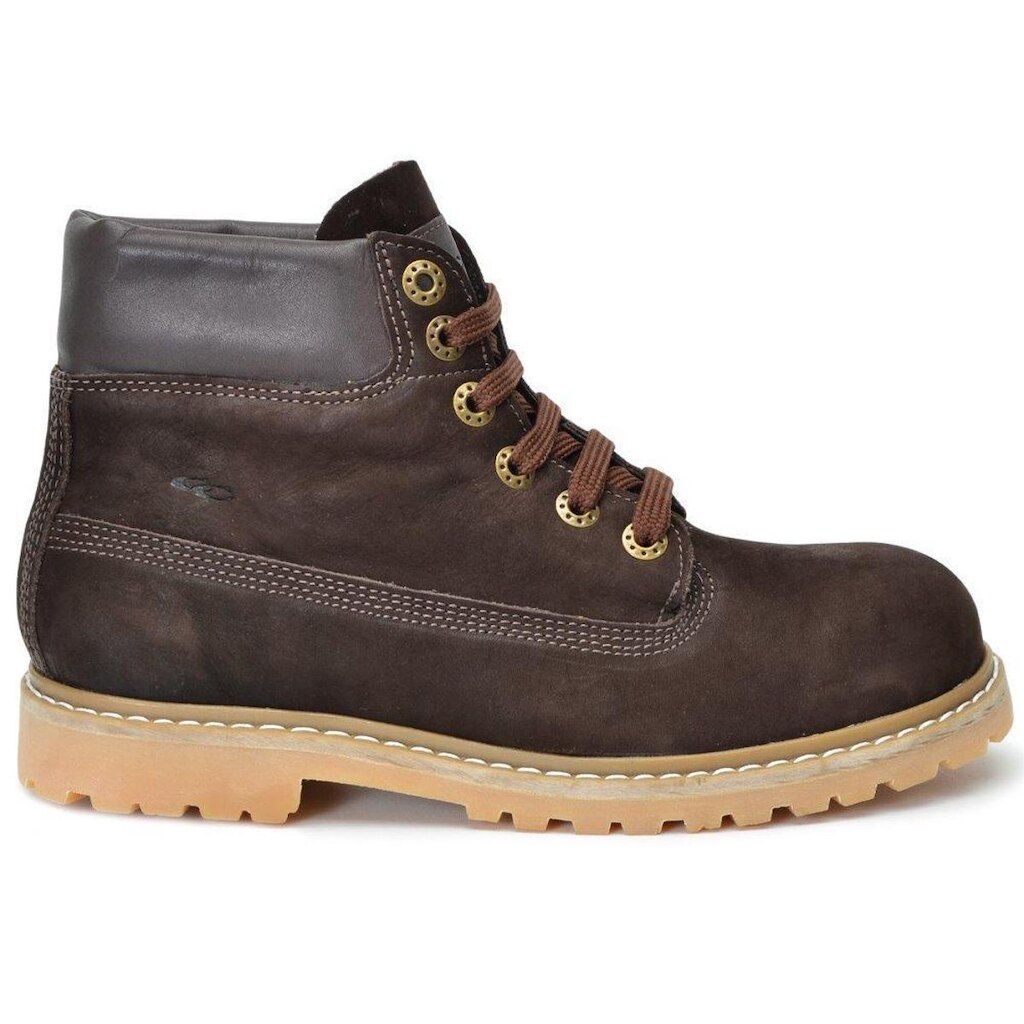 Coturno Adventure Unissex em Couro Nobuck