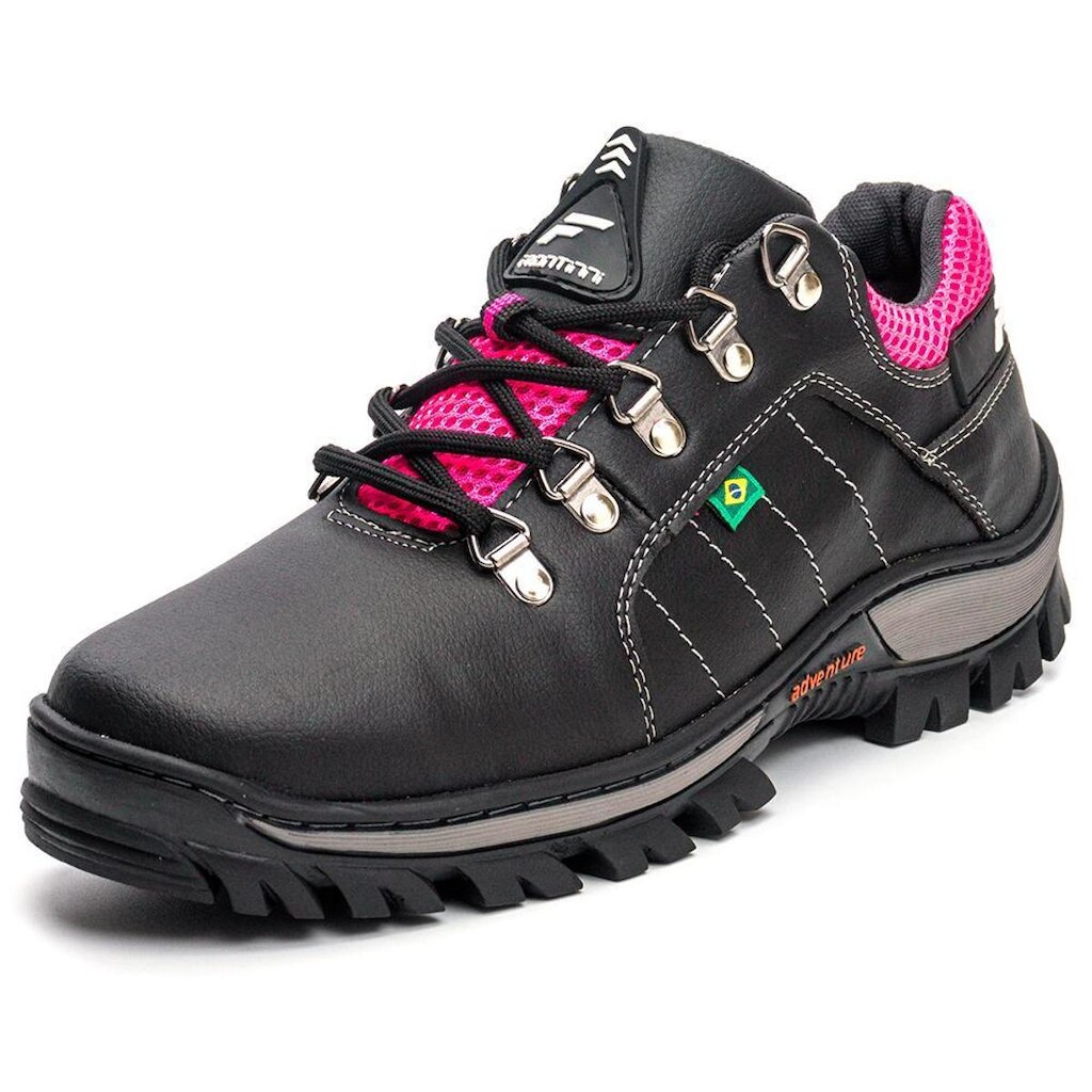 Coturno Bota Adventure Feminina Confortável de Trilha