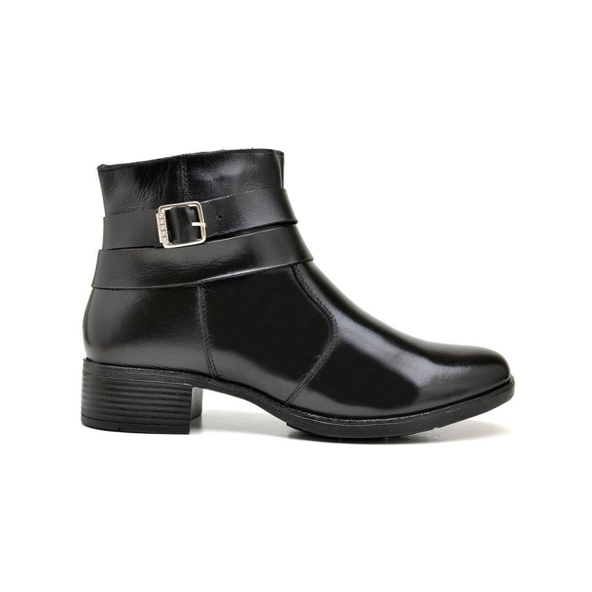 Coturno Bota Feminina Lorena Em Couro Legitimo Bovino Estilo E Conforto Menor preço em Coturno Bota Feminina Lorena Em Couro Legitimo Bovino Estilo E Conforto