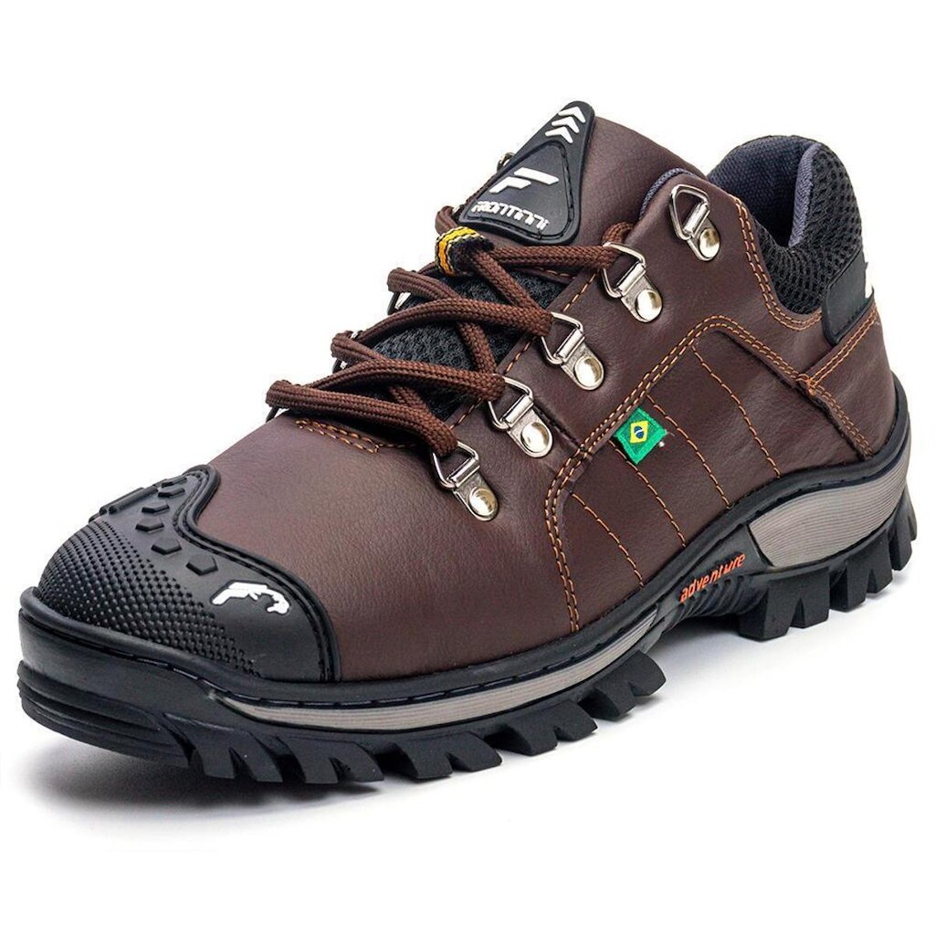 Coturno Capital Shoes Bota Adventure Cano Baixo Sola Gel Unissex
