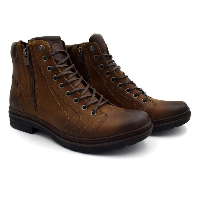 Coturno de Couro Masculino Free Way