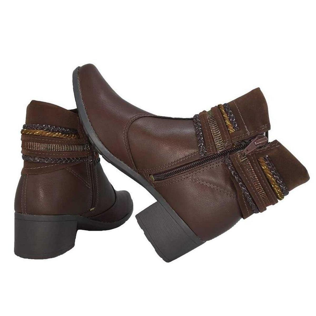 Coturno Feminino Adulto Mississipi Q3621 - Marrom | Zattini