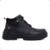 Coturno Feminino Bota Para Trabalho Epi Com C.a Bico Composite - Preto+Rosa