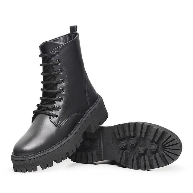 Coturno Feminino Bota Tratorado Plataforma Improvizzo