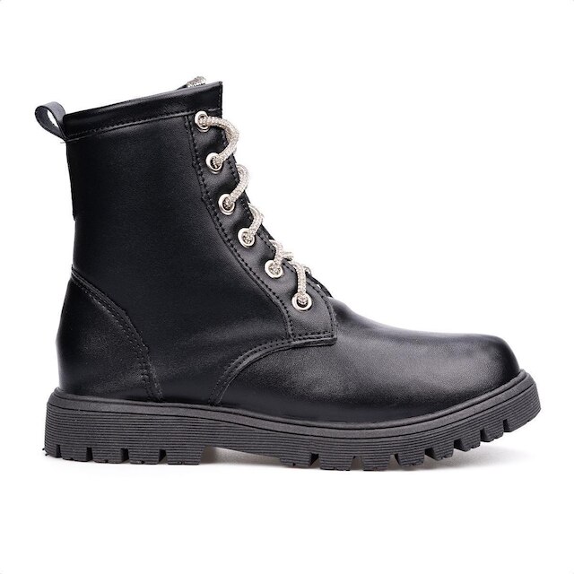 Coturno Feminino Infantil Menina Cadarço De Strass Blogueira