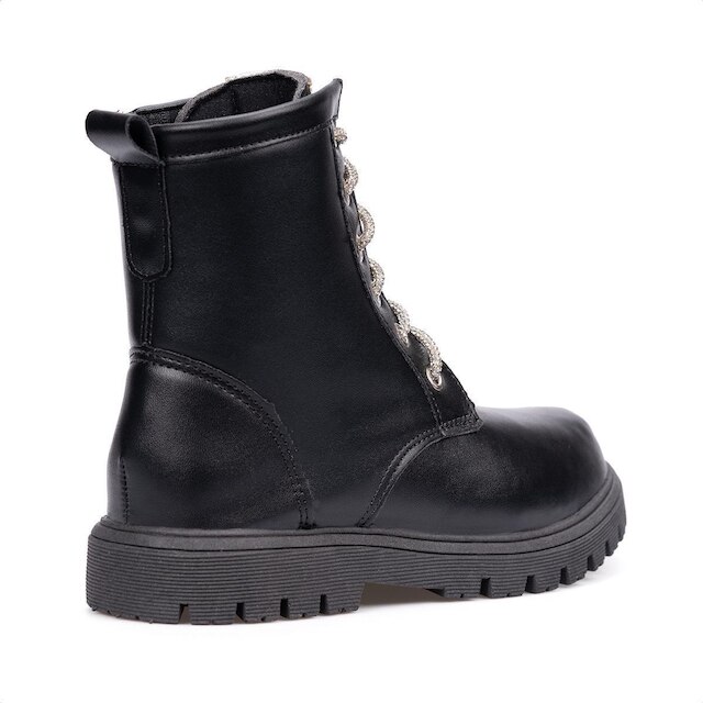 Coturno Feminino Infantil Menina Cadarço De Strass Blogueira