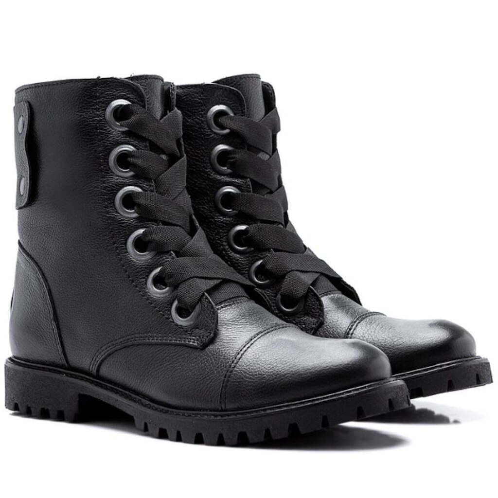 Coturno Feminino Venetto Couro Legítimo