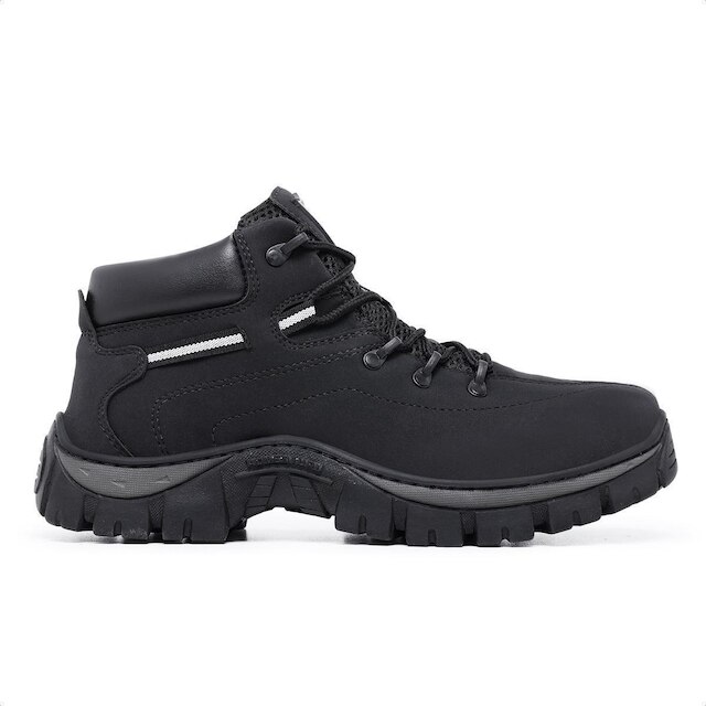 Coturno Masculino Adventure Bota Couro Sintetico Macia 2170