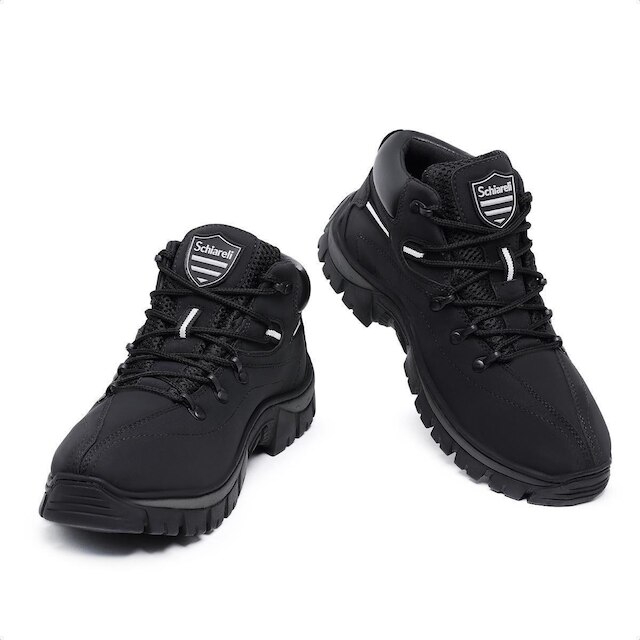Coturno Masculino Adventure Bota Couro Sintetico Macia 2170