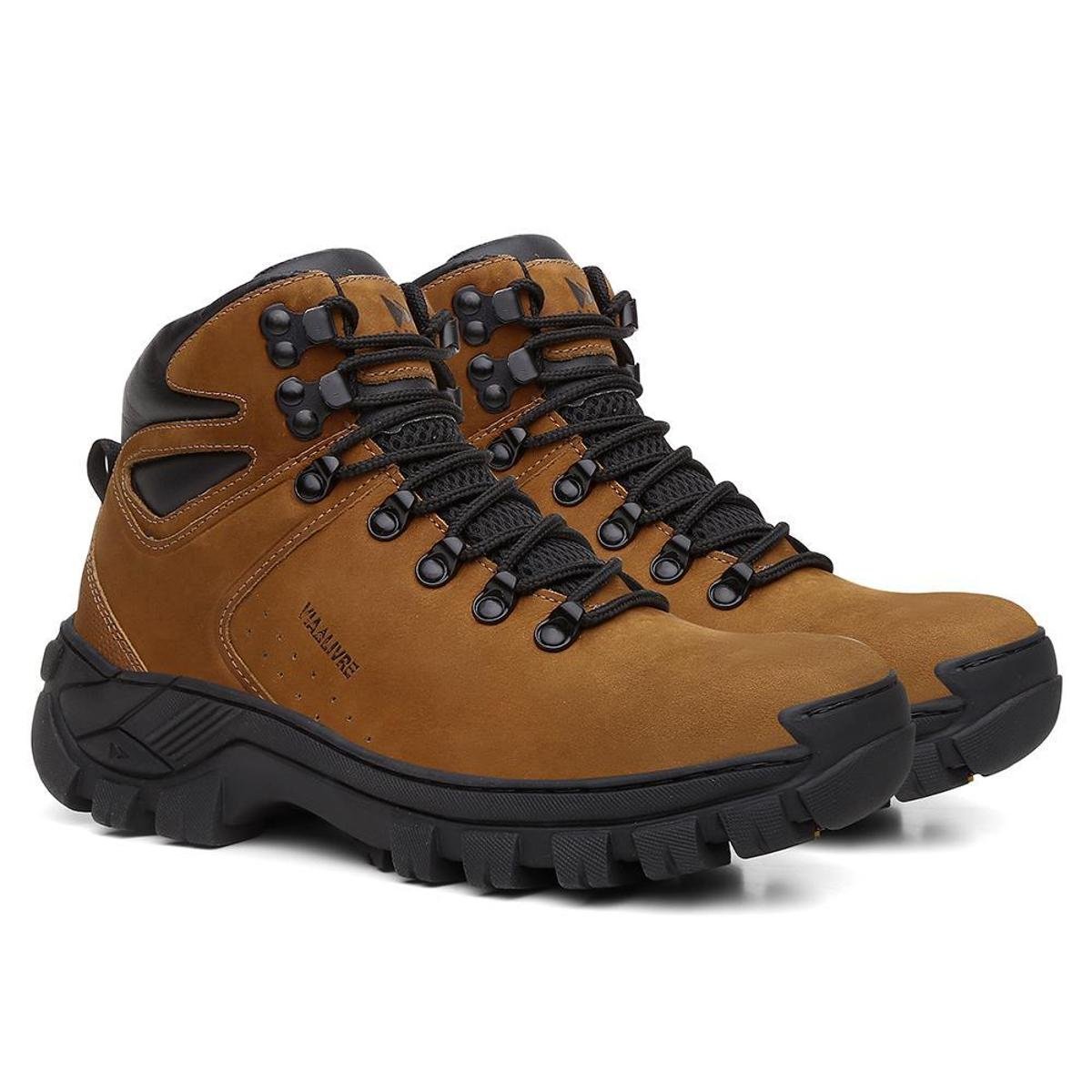 Coturno Masculino Adventure Couro Bota Conforto Resistente Colorado Menor preço em Coturno Masculino Adventure Couro Bota Conforto Resistente Colorado