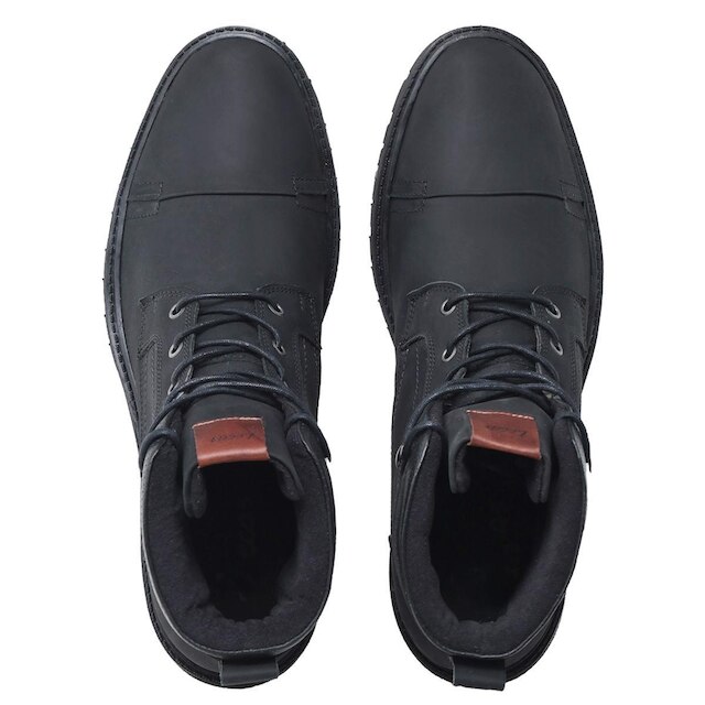 Coturno masculino bota militar cano médio zíper lateral