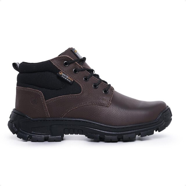Coturno Masculino Bota Para Trabalho Epi Com C.a Couro Legitimo