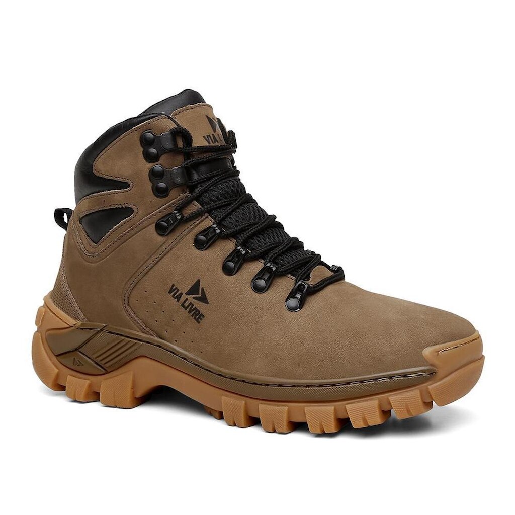 Coturno Masculino de Couro Confort Bota Masculina Arizona