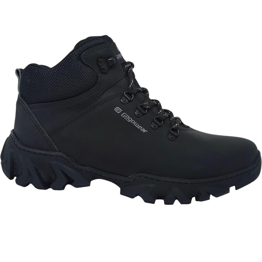 Coturno Masculino Dia a Dia Passeio Trabalho Trilha em Couro Conforto Gogowear Toro.A