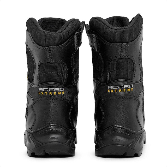 Coturno Militar Masculino Couro Cano Alto Acero Extreme