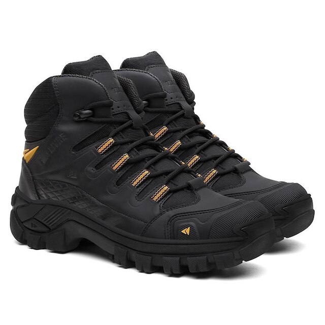 Coturno Resistente Bota De Couro Masculina Antiderrapante C.A