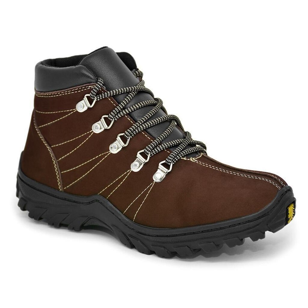 Coturno Rone Bota Masculina Adventure Shoes Em Couro
