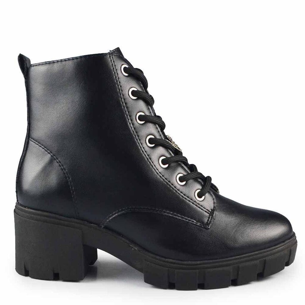 Coturno Via Marte Flatform Preto