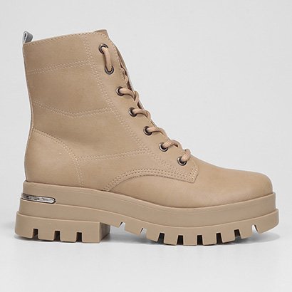 Coturno Via Marte Salto Médio Feminino - Feminino