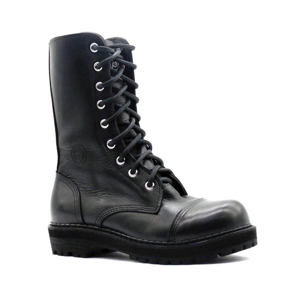 Coturno Vilela Boots Cano Médio Zíper Tratorado