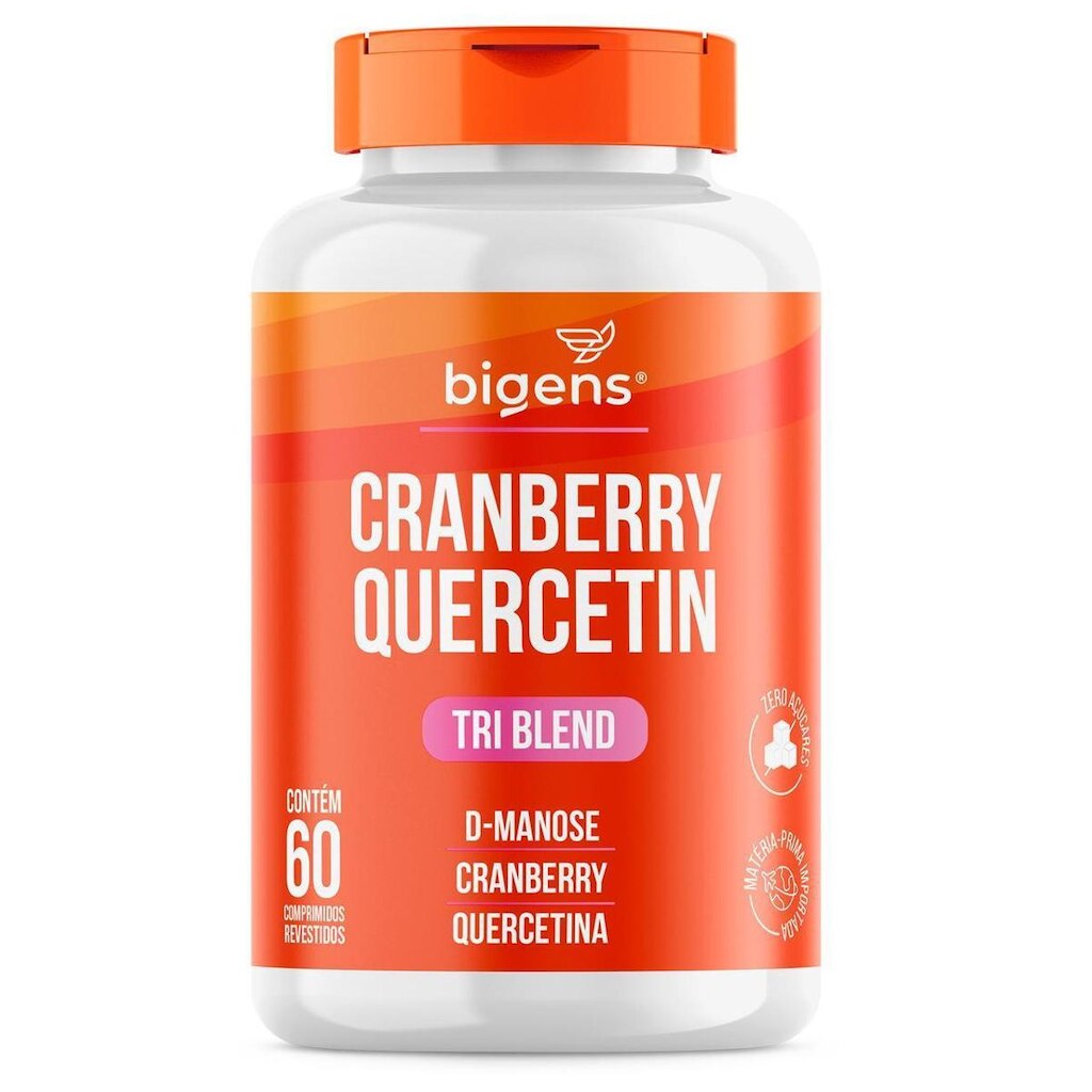 Cranberry Quercetin (D-manose Cranberry Quercetina) 60 Comprimidos - Bigens
