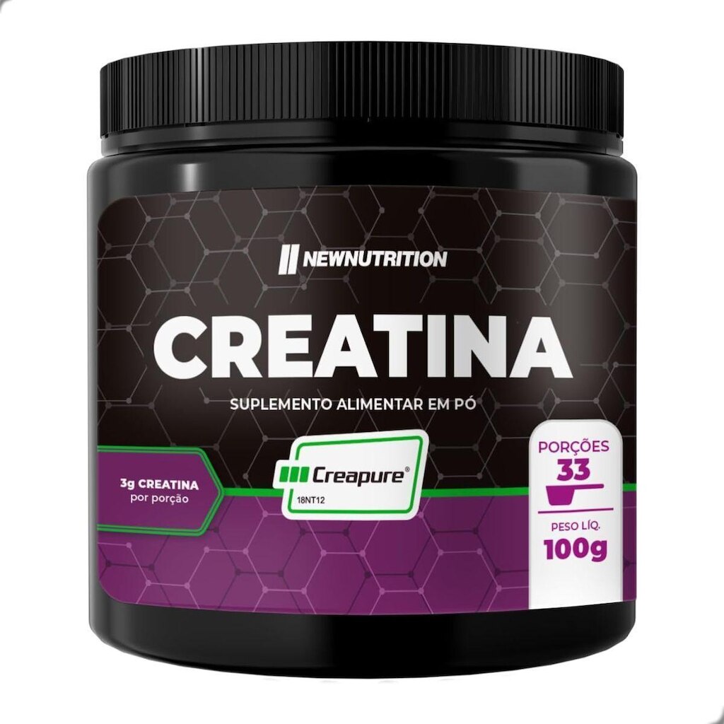 Creatina 100% Creapure Micronizada 100g New Nutrition