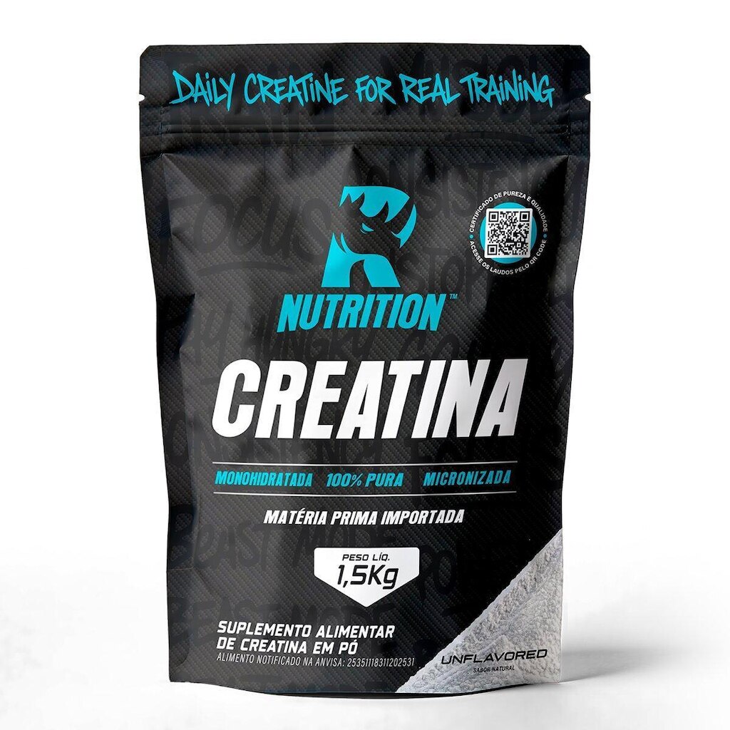 Creatina Monohidratada 100% Pura Micronizada 1,5Kg – R Nutrition