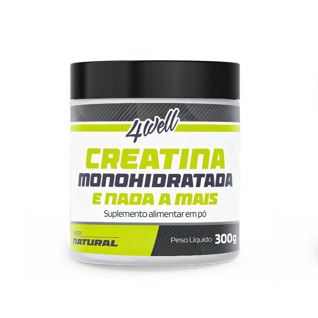 Creatina Monohidratada 300g Pote Sabor:Sem