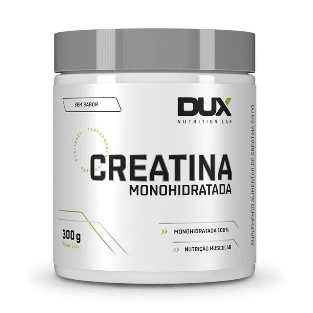 Creatina Monohidratada Dux Nutrition 300g Pura em Pó Solúvel