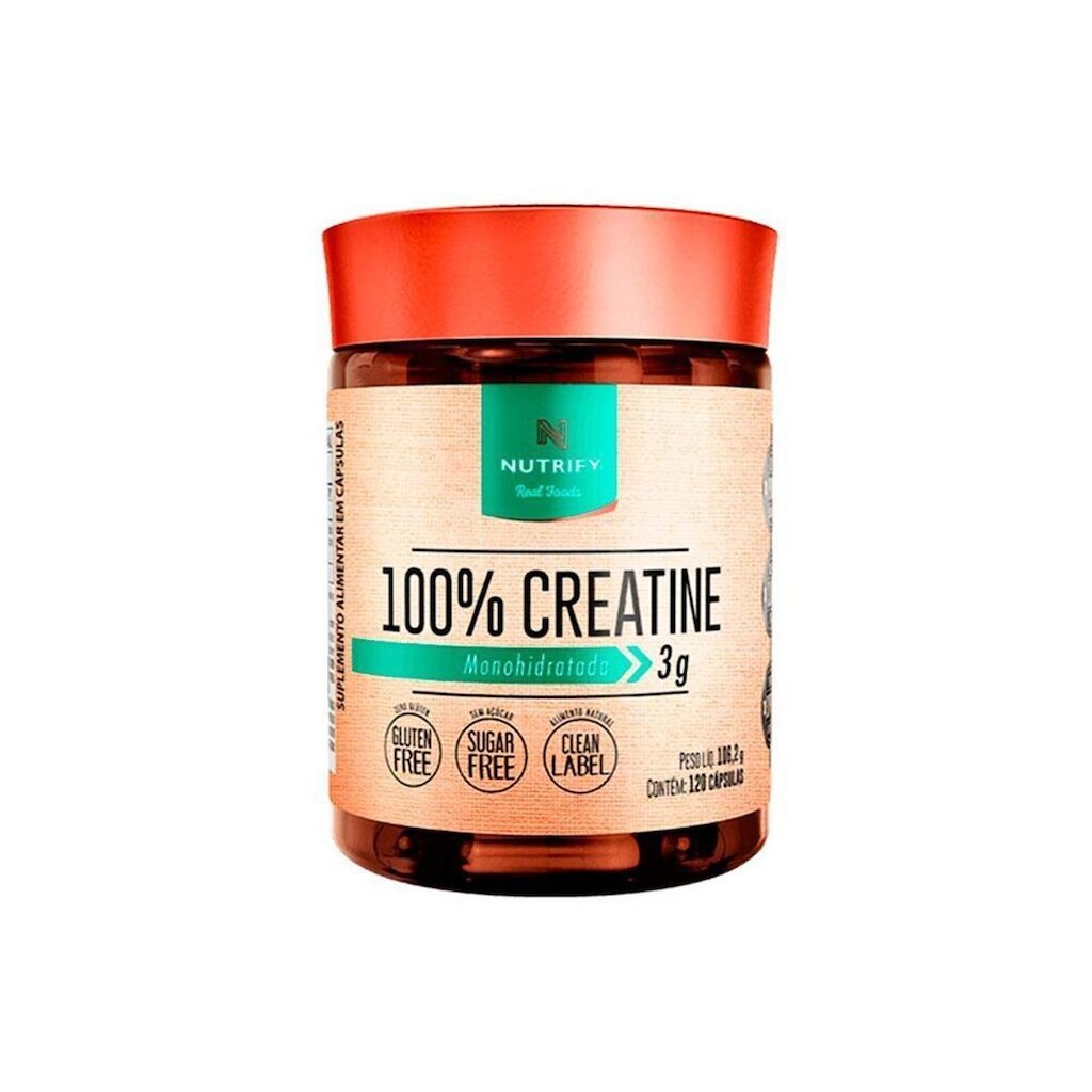 Creatina Monohidratada Nutrify 120 Cápsulas