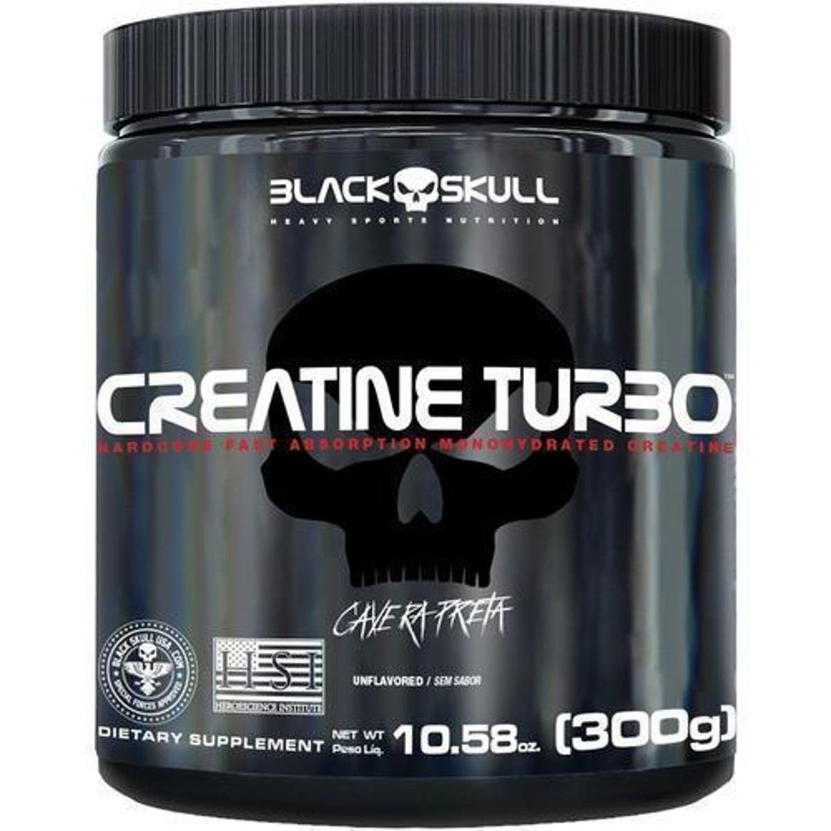 Creatine Turbo 300g (Creatina) - Black Skull é boa?