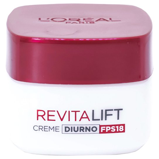 Creme Anti Idade Facial L'Oréal Paris Revitalift Creme Diurno FPS18 49g - Incolor