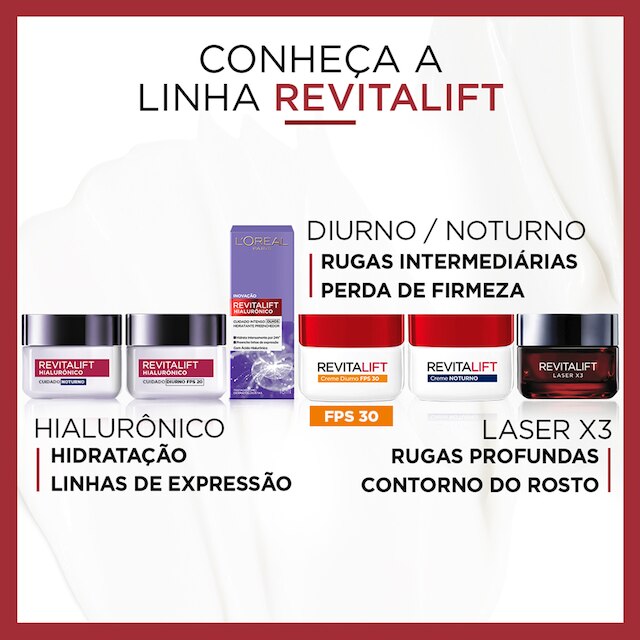 Creme Anti-idade Revitalift Diurno FPS18 L'Oréal Paris - 49g