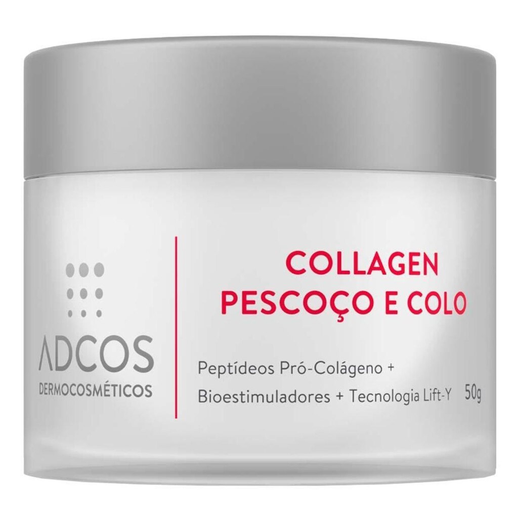 Creme Antienvelhecimento Adcos Collagen Pescoço e Colo 50g