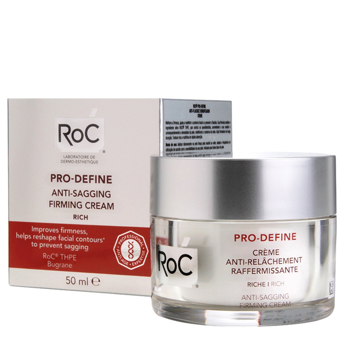 Creme Rejuvenescedor ROC Pro-Define 50ml - Incolor Menor preço em Creme Rejuvenescedor ROC Pro-Define 50ml - Incolor