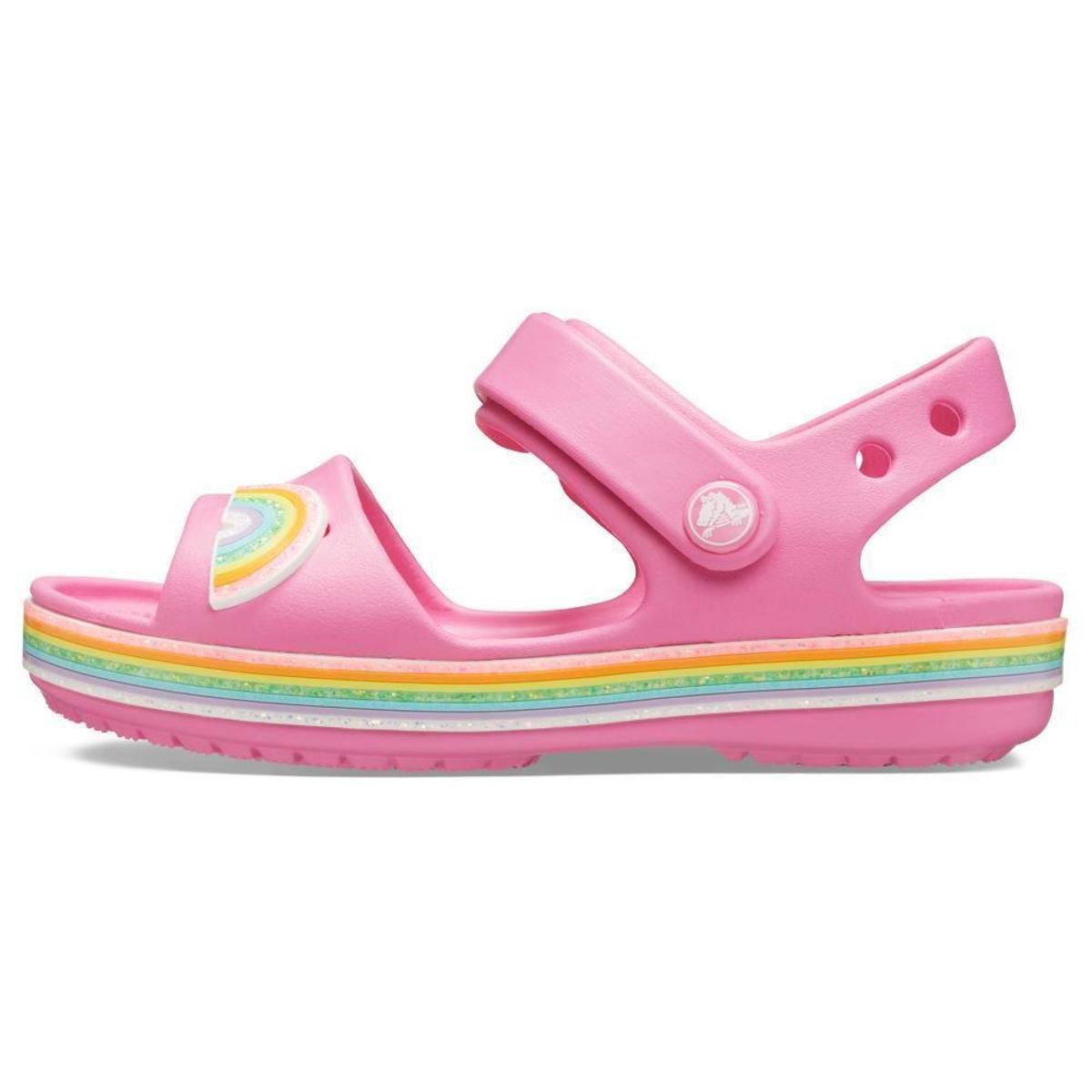 Crocs Crocband Imagination Sandal PS Feminina - Rosa | Zattini