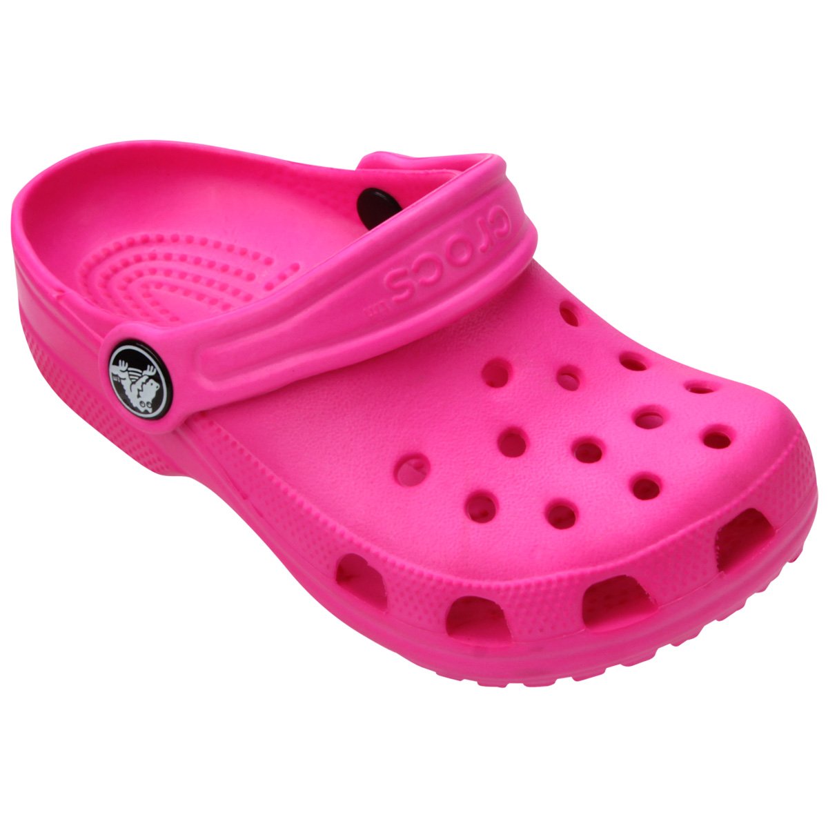 crocs rosa infantil