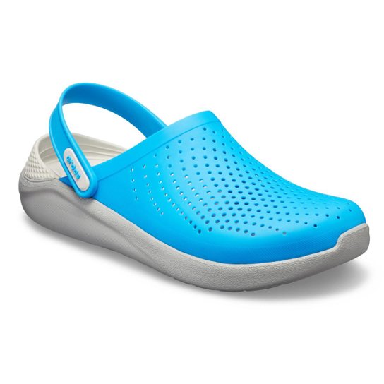 Crocs LiteRide Clog - Cinza+Azul