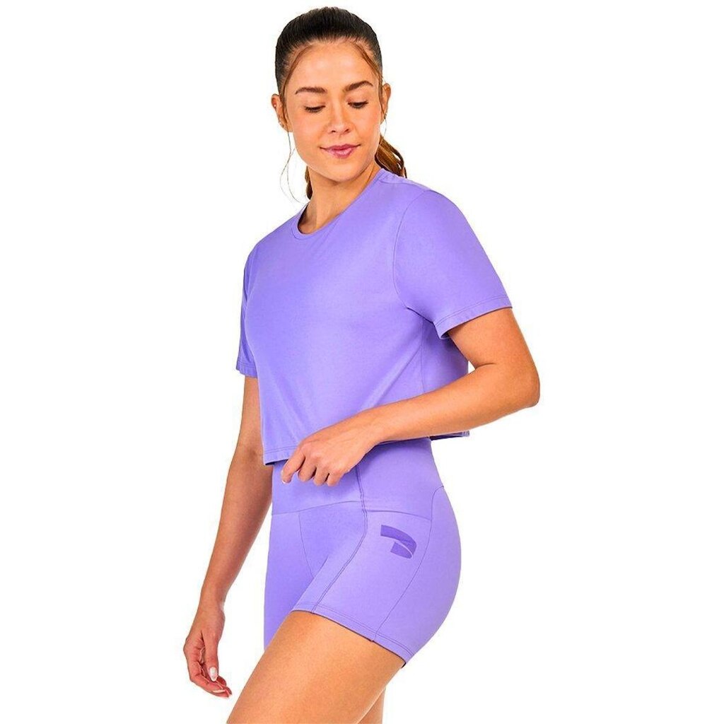 Cropped Alto Giro Skin Fit Feminino