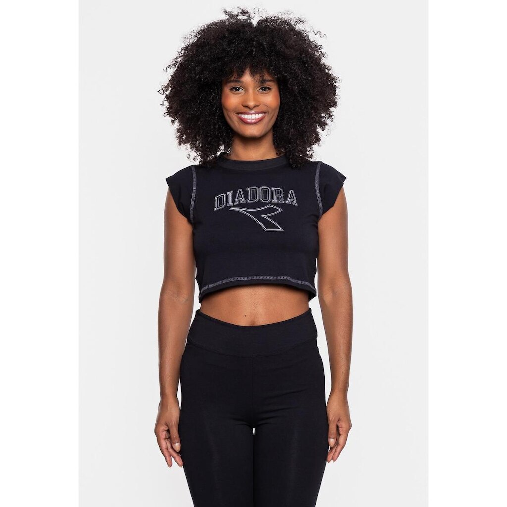 Cropped Diadora Feminina Embroidery Feminino