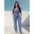 Cropped Feminino Jeans Claro Crisconf - Azul Claro
