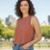 Cropped Feminino Liso Gola Careca- Habana - Marrom