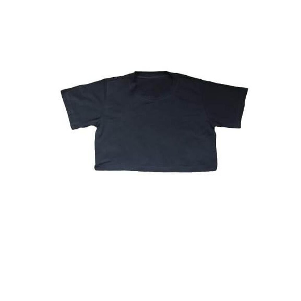 Cropped feminino na viscolycra com manga moda gringa