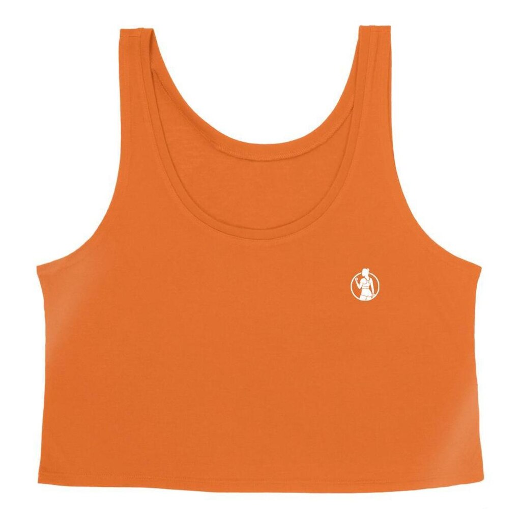 Cropped Feminino Regata Good Look Fitness Academia Estampada Mulher Círculo