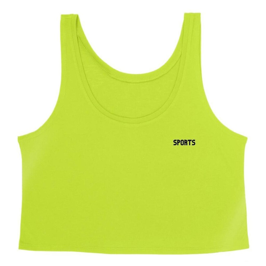 Cropped Feminino Regata Good Look Fitness Academia Estampada Sports