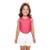Cropped Infantil Menina Basiquinho Alphabeto - Rosa