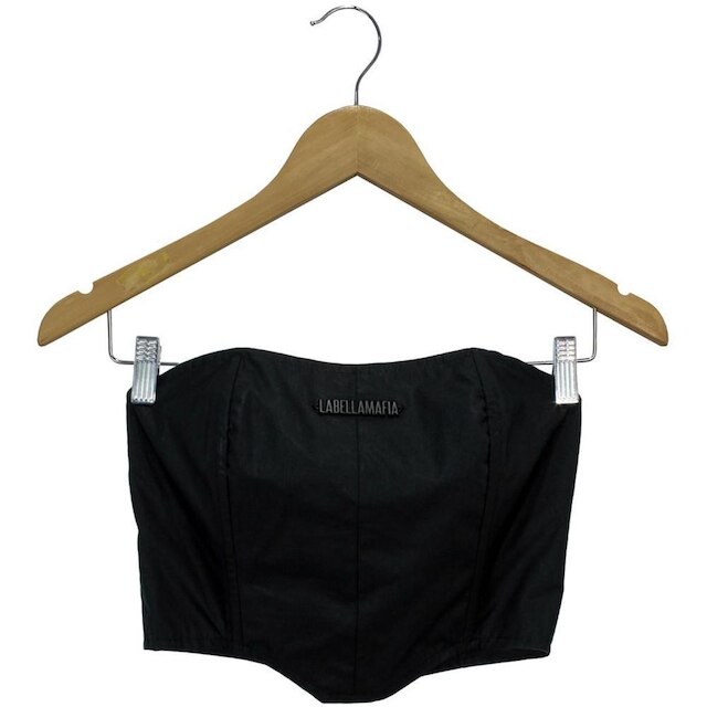 Cropped Labellamafia Elementary Preto Feminino